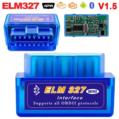 Mini Elm327 v1.5 Obd Driving Behavior Diagnostic Tool Bluetooth Interface Scanner Code Reader Tool