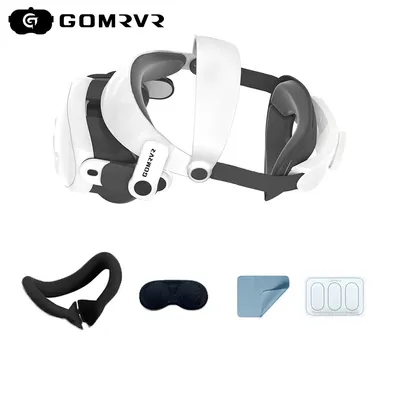 GOMRVR Head Strap Compatible with Meta Quest 3 Power Lasting Comfort Head Strap for Quest 3 VR