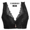 Wire Free Bras Big Size Push Up Brassiere for Women Vest Lace Plus Size Bras 75 to 120CDE Push Up