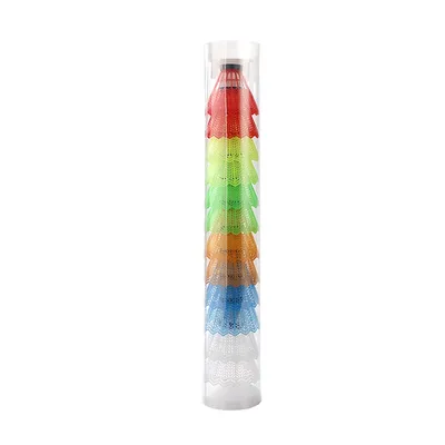 A bucket 12pcs Plastic Badminton Ball Colored Plastic Ball Barrel Children's Colored Plastic Ball