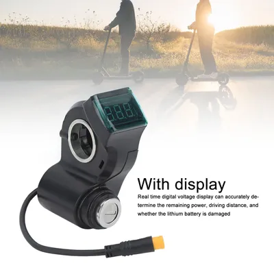 Scooter Digital Display Switch Lock 10 Inch Electric Scooter Key Switch Lock Secure and Reliable