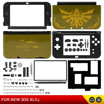 NEW 9 COLORS Replacement For Nintend NEW 3DS XL/LL Game Console Housing Shell Cover Case Full Set