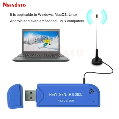 Digital USB 2.0 TV Stick Tuner RTL2832U R828D SDR RTL A300U 25MHz-1760MHz FM TV Receiver Frequency