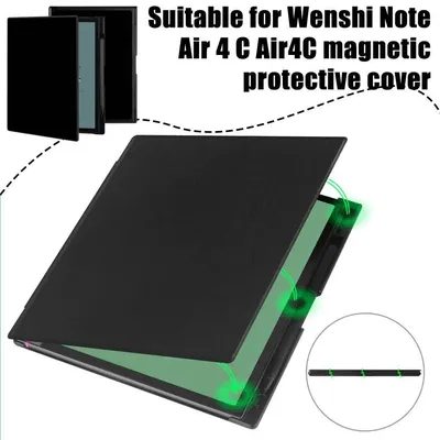 For Onyx Boox Note Air 4 3 C 10.3" EBook Handheld Case Magnetic Cover 360 Degree Rotating Funda For