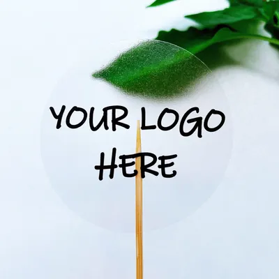 Transparent Custom Sticker Logo Lable Personalized Stickers Packaging Label Baptism Wedding Birthday