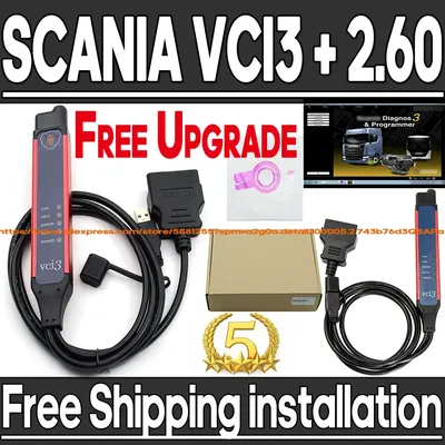 2025 NEWEDST SDP3 2.60 VCI3 SCAN Trucks Heavy Duty Diagnostics Wifi AUTOCOM OBDII Scanner for Scania