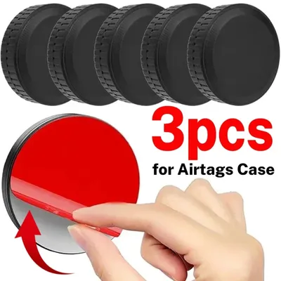 3/1Pcs for Airtags Protective Case with Adhesive Sticker Anti Lost GPS Locator Waterproof Cover