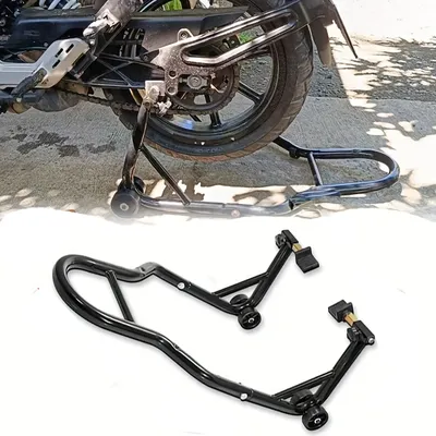Motorcycle Universal Black Rear Wheel Support Stand Wheel Stand Auto Aheel Support Frame Tire
