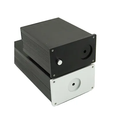 1Piece Aluminum DAC Tube Amplifier Split Power Supply Enclosure Mini AMP 126 Case Chassis Preamp Box