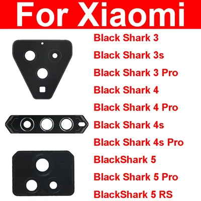 Back Camera Lens Glass For Xiaomi Black Shark 3 4 5 Pro 3S 4S 5S Pro 5RS Rear Lens Glass with