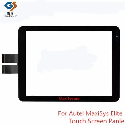 for AUTEL MaxiSys Elite Touch Screen Digitizer Glass Panel