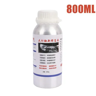800ml Car Headlight Repair Liquid Scratch Repair Agent Repair Equipment Clean