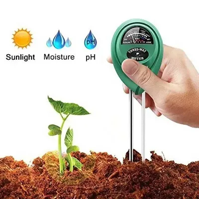 3 In1 Soil Water Moisture PH Meter,Meter Soil Water Acidity Humidity Light PH Test Garden Plants Flowers Moist Tester