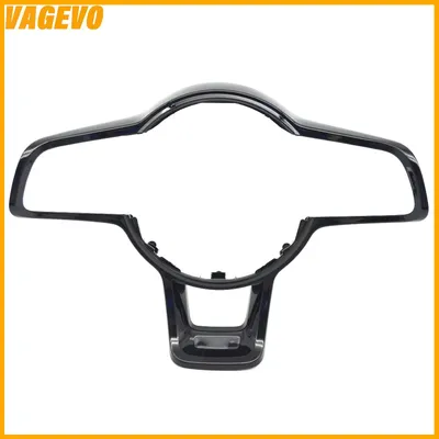 Steering wheel painted piano black frame, steering wheel accessories, car accessories for VW Golf 7