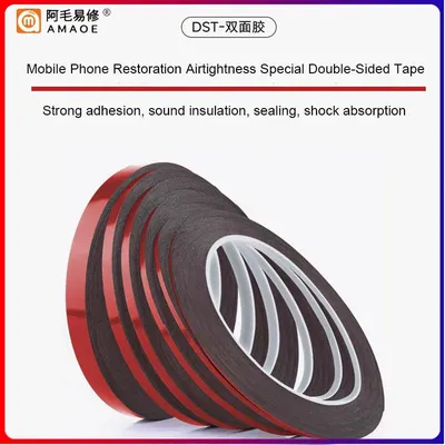 Amaoe 0.23/0.3mm Double Sided Adhesive Tape For CellPhone Tablet LCD Screen Back Cover High