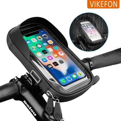 Bicycle Motorcycle GPS Navigation Holder Waterproof Multi-function Mobile Phone Bracket Card Pack