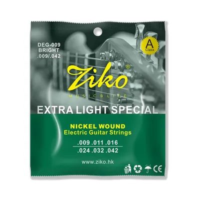 ZIKO Electric Guitar String Nickel Strings DEG-009 Professional High Quality String Suitable for