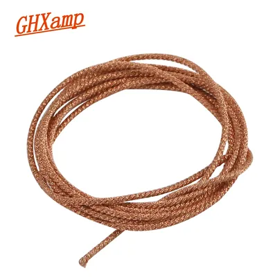 GHXAMP 1Meter 8 Strand Stage Speaker Lead Wire Braided Copper Wire For 5" 6" 8"Inch Woofer PA