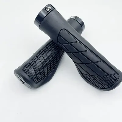 Set Ultra-light Cycling Bike Mountain Bike Folding Handlebar Set Non-slip Grip Bike Side Lock