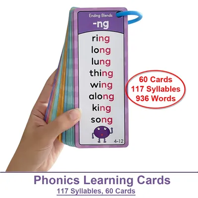 Montessori Phonics Word Lists Cards English Vocabulary Building Learning Flashcards Teacher Teaching