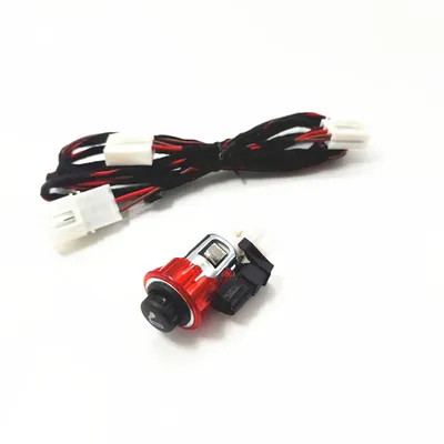 Red Cigarette Lighter & Cable Plug Harness For VW Polo Passat B5 Beetle Golf MK4 MK5 Tiguan Caddy