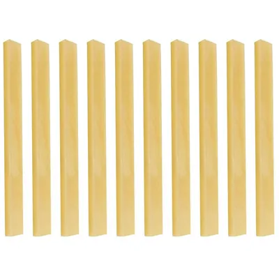 10X Unbleached Bone Saddle 85x3.5x10mm Nut Bridge for Guitar Luthier Builder