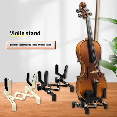 Violin Folding Stand Professional Portable ABS Material Violin Stand Floor Stand Stringed Musical