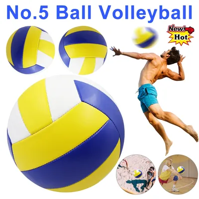 No. 5 Ball Volleyball PVC Professional Competition Volleyball For Beach Outdoor Indoor Sports Training Balls Soft Light Airtight