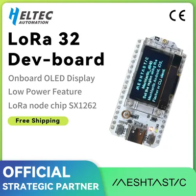 Heltec WiFi LoRa 32 V3 Dev-board with SX1262 and ESP32-S3FN8 Chip OLED, Meshtastic Mesh Network