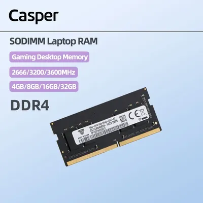 Casper DDR3 DDR4 3200/1600MHz Memory Module RAM Laptop Notebook Computer 32GB 16/8/4GB Gamer Ram