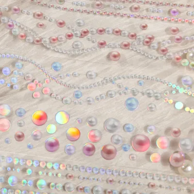 6Style 1Roll/bag beaded ripples series aquascape tape creative DIY handbook scrapbook cell phone