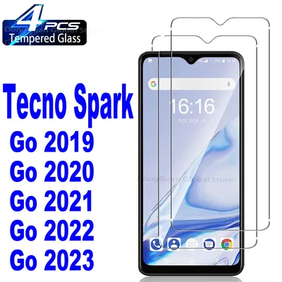 For Tecno Spark Go 2024 2023 2022 2021 2020 2019 Tempered Glass Screen Protector Glass Film