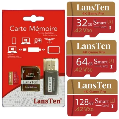 Memory Card Original High Speed 32GB 64GB 128GB U1, U3, C10 TF card