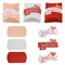 10Pcs Red White Dragees Box Valentines Day Pillow Candy Chocolate Box DIY Mini Gift Boxes for