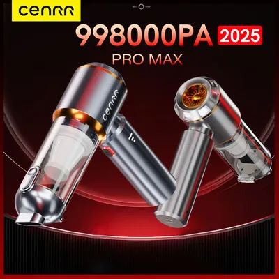 CENRR 998000PA Car Vacuum Cleaner Strong Suction Cordless Wireless Cleaner Handheld Portable Vacuum