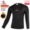 X-TIGER Winter Cycling Jersey Thermal Base Layer Bike Underwear Fleece Sports Bike Shirt MTB Motorcycle Clothing Bicycle Shirt