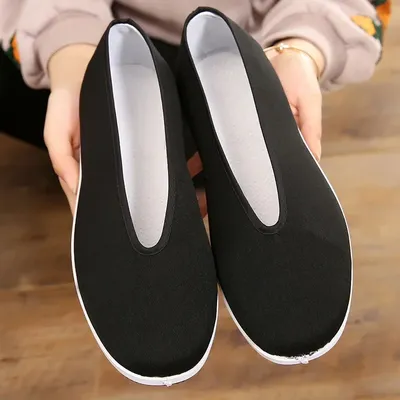 Neutral Chinese traditional Kung Fu cotton shoes Tai Chi martial arts training sports shoes