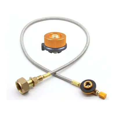 Outdoor Camping Gas Stove Gas Tank Inflation Joint Camping Gas Tank Interconnection Pipe Refill