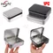 Black/Silver Frosted Household Iron Storage Box Metal Box Tin Plated Container Empty Hinged Lid