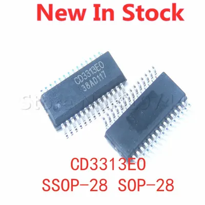5PCS/LOT CD3313 CD3313EO SOP-28 SSOP-28 SMD sound quality processor In Stock NEW original IC