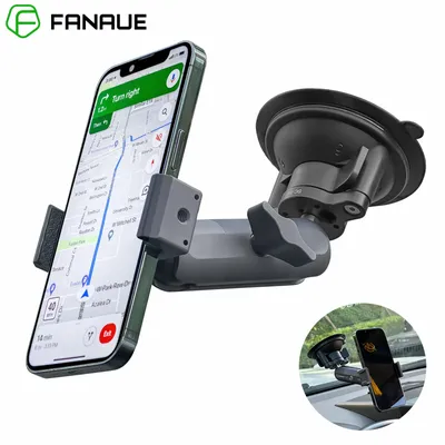 FANAUE Car mobile phone holder Mount GPS Suction Windshield Twist-Lock Composite Suction Cup Base