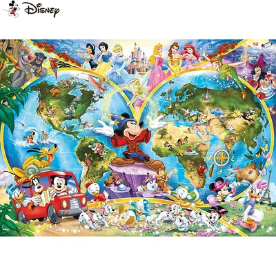 Disney 5D Diamond Embroidery Needlework Kit "Cartoon Mickey Mouse" Diy Diamond Painting Cross Stitch