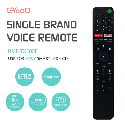 RMF-TX500E RMF-TX500P Voice Remote Control For Sony Bravia TV XG95/AG9 Series X85G Series Smart TV
