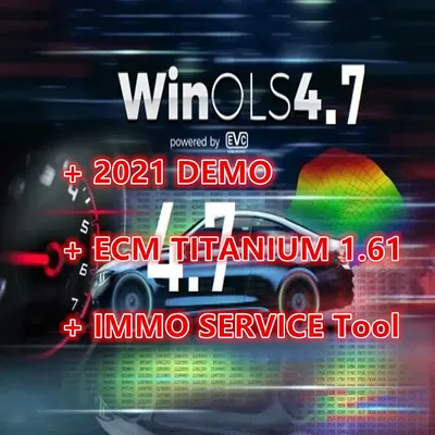 Winols 4.7 Full Activated Work Windows10 11 No Need Vmware Multi-language+2021 Damos + ECM TITANIUM