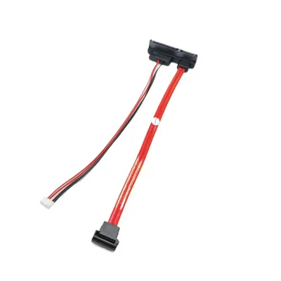 7+15P 22Pin SATA 90 Degree To 7p Elbow Small 5p 1.25mm Pitch Combo Hard Drive SSD HDD Data Power
