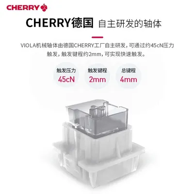 Original Cherry VIOLA Mechanical Keyboard DIY Custom Switch K60 Edition 3.0 RGB Corsair Memory MX