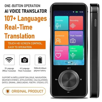 M9 Language Translator Device 107 National Languages Intelligent Translator Real-time Voice,