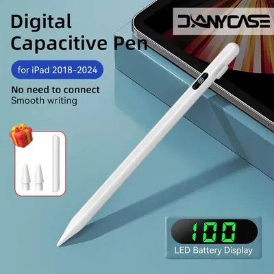 For iPad Stylus Pencil Display Power Pen for iPad Mini 5/6 6/7/8/9/10 Gen Air 3/4/5 Pro 11/12.9 for