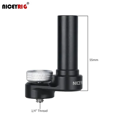 Niceyrig Monitor LED Screen Mounting Extension Adaptor 15mm Rod for Sony FX6/Sony FS5