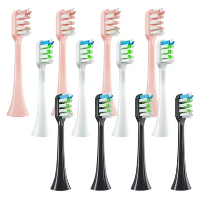 12pcs Replacement Heads For SOOCAS X3/X3U/X5 Toothbrush Clean Tooth Brush Heads Sonic Electric